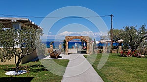 Wiev from Afrodite Studios in Limenas on Thassos photo