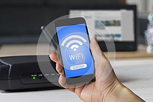 Wifi cell phone home wlan