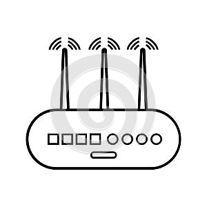 Wi-Fi Editable and Resizeable Vector Icon photo