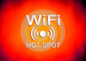 WiFi hotspot sign