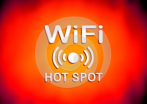 WiFi hotspot sign photo