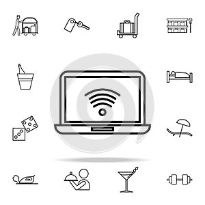 wifi icon. hotel icons universal set for web and mobile