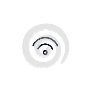 Wifi icon, modern wifi icon, wifi hotspot vector sign