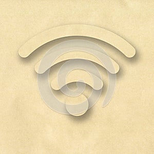 wifi icon symbol on background