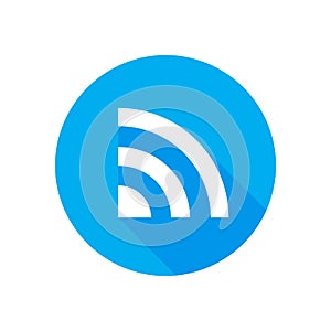 Wifi icon vector Flat network sign or symbol.