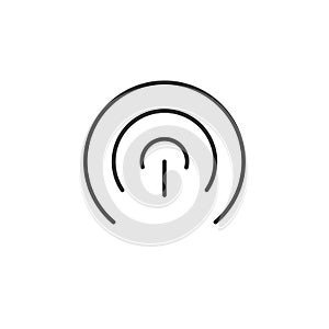 Wifi icon. Vector wlan access, wireless wifi hotspot signal sign, icon, symbol. Vector illustration isolated on white background