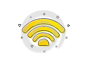 Wifi icon. Wi-fi internet sign. Vector