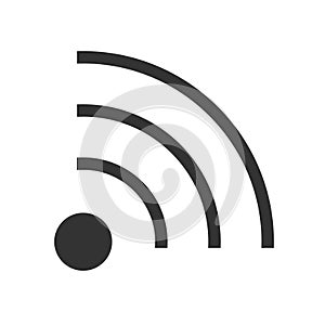 Wifi icon. Wireless internet connection symbol. Sign signal router vector