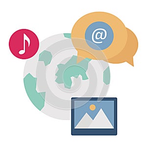 Wifi internet Flat  Vector icon which can easily modify or edit