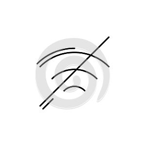 Wifi, networking icon. Simple line, outline vector elements of storage and cloud icons for ui and ux, website or mobile