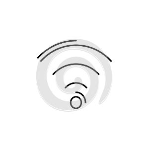 Wifi, networking icon. Simple line, outline vector elements of storage and cloud icons for ui and ux, website or mobile