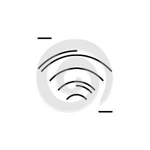 Wifi, networking icon. Simple line, outline vector elements of storage and cloud icons for ui and ux, website or mobile