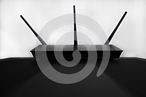 Wifi router bokeh background