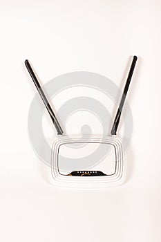 WiFi router isolated on the white background