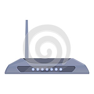 Wifi router modem icon, cartoon style