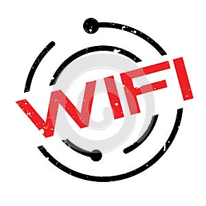 Wifi rubber stamp