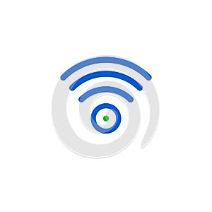 Wifi sign. Wi-fi symbol. Wireless Network icon. Wifi zone. Signal