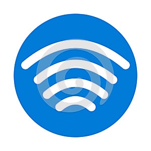 Wifi signals Line Style vector icon which can easily modify or edit