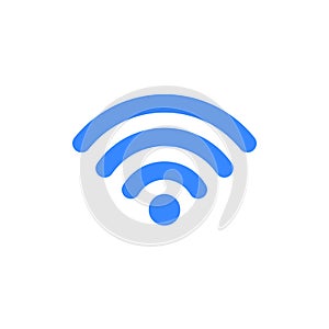 Wifi symbol vector icon wireless internet signal. Wifi web mobile phone icon sign digital network communication.