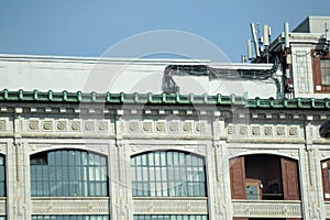 Wifi technology and cables stored on loft rooftop