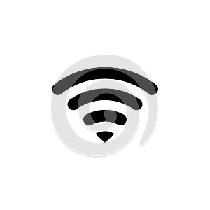 Wifi vector icon. wireless isolated icon in grey circle vector illustration. Illustration on white background isolated