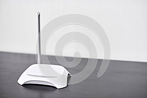 WiFi wireless router, copy space