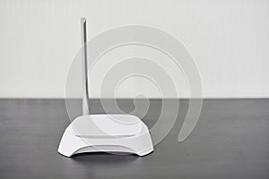 WiFi wireless router, copy space