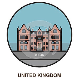Wigan. Cities and towns in United Kingdom