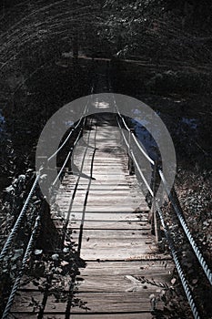 Wiggly Bridge Scratched photo