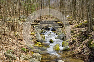 Wigwam Falls in the Blue Ridge Mountains