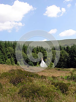 Wigwam In A Field