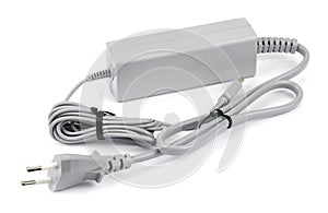 Wii cable on a white background photo