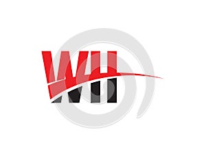 WII Letter Initial Logo Design Vector Illustration photo