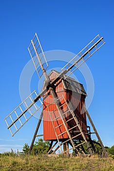 Wiindmill on Swedish island Oland