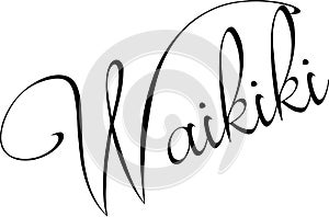 Wikiki text sign illustration