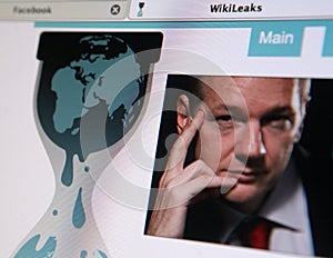 WikiLeaks homepage