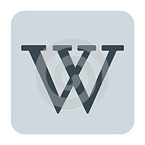 wikipedia logo illustration.