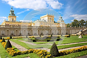 Wilanow Palace & Gardens. Warsaw. Poland. photo