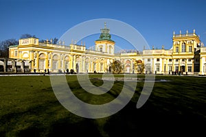 Wilanow Palace in Warsaw, Poland