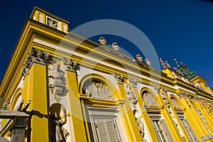 Wilanow Palace in Warsaw, Poland - detail photo