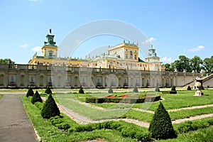 Wilanow Palace in Warsaw, Poland