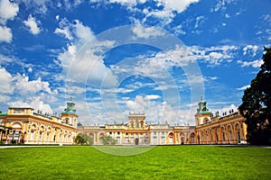 Wilanow Palace in Warsaw, Poland photo