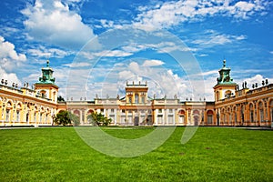 Wilanow Palace in Warsaw, Poland photo