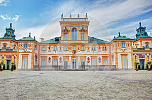 Wilanow Palace in Warsaw, Poland photo