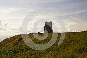 Wild Atlantic Way  O Briens Tower and the Cliffs of Moher