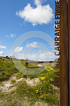 The Wild Atlantic Way signpost at Carrickfinn, Co. Donegal