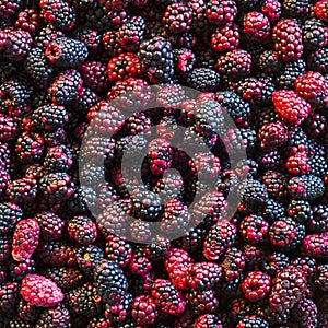 Wild Blackberries Background