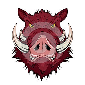 Wild Boar Head. Pig. Boars Head Logo.