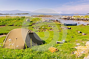 Wild camping in Norway