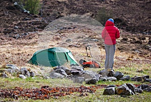 Wild Camping, Scottish Highlands.